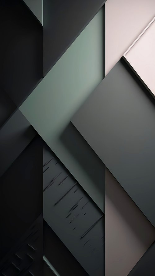Geometric Gray Abstract