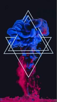 Geometric Smoke Explosion - Related 4K Wallpapers wallpaper