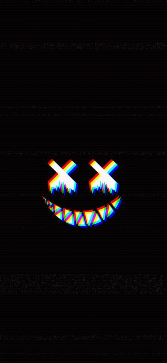 Glitchy Smiley Face - Related 4K Wallpapers wallpaper