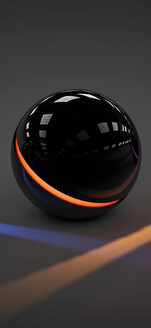 Glowing_Band_on_Dark_Sphere - Related Dark Wallpapers wallpaper