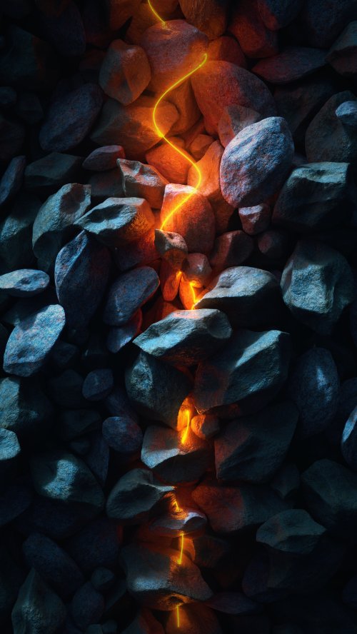 Glowing Stone Pathway - Related 4K Wallpapers wallpaper