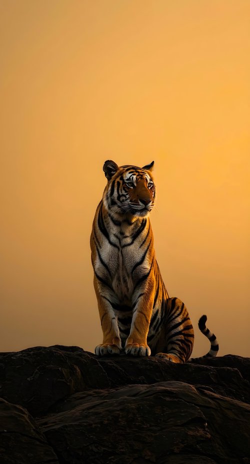 Golden Hour Tiger - Related Anime Wallpapers wallpaper