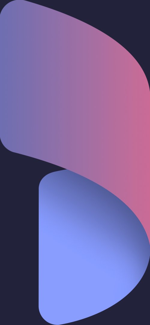 Gradient Ribbon Abstract