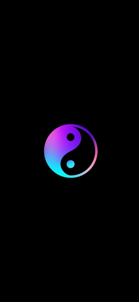 Gradient Yin Yang - Related 4K Wallpapers wallpaper