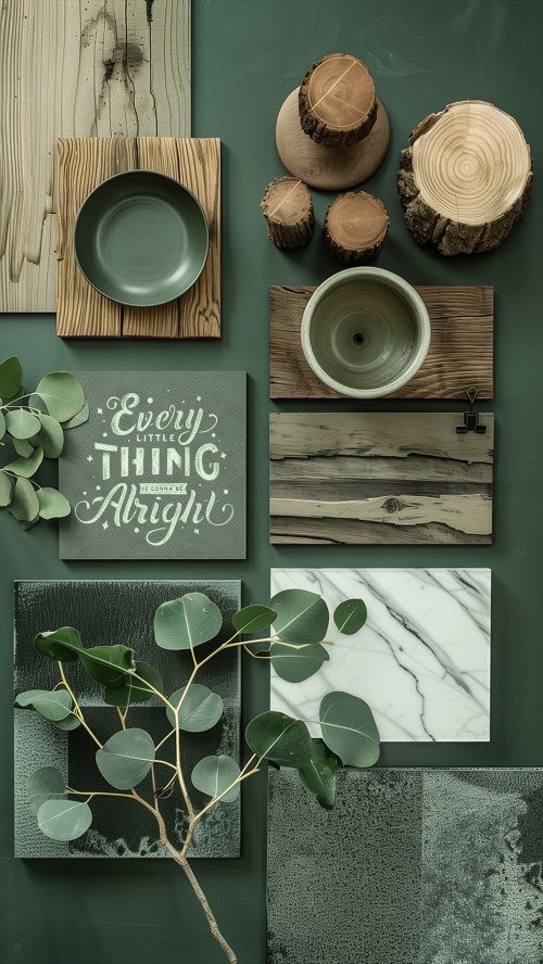 Green Aesthetic Still Life - Related 4K Wallpapers wallpaper