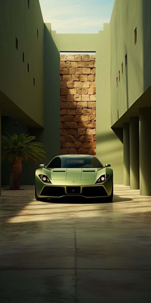 Green Car Architecture - Related StockWalls wallpaper