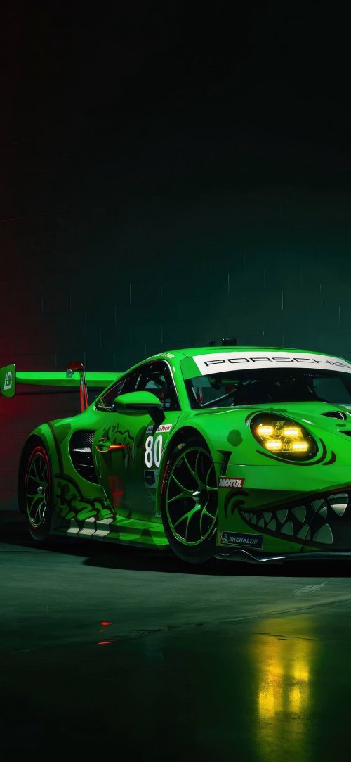 Green_Porsche_Racing_Livery - Related Dope Wallpapers wallpaper