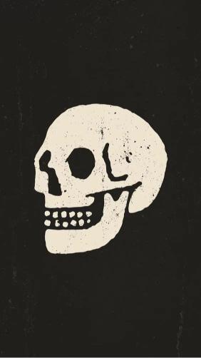 Grungy Skull Illustration - Related Dark Wallpapers wallpaper