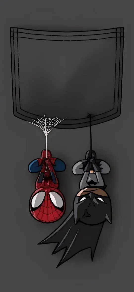 Hanging Superhero Buddies - Related Anime Wallpapers wallpaper