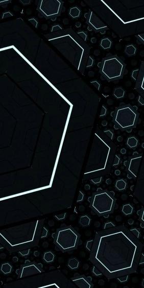 Hexagon Glow Abstract - Related Dark Wallpapers wallpaper