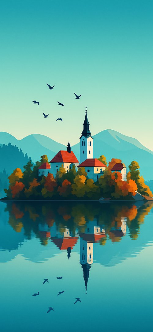 Lake Bled Island Serenity - Related 4K Wallpapers wallpaper