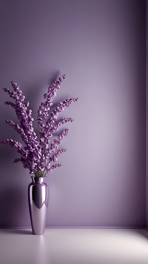 Lavender Vase Still Life - Related 4K Wallpapers wallpaper