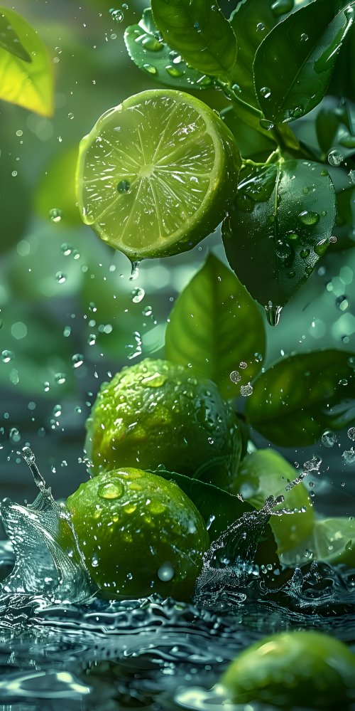 Lime Splash Refreshment