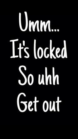 Locked Screen Message