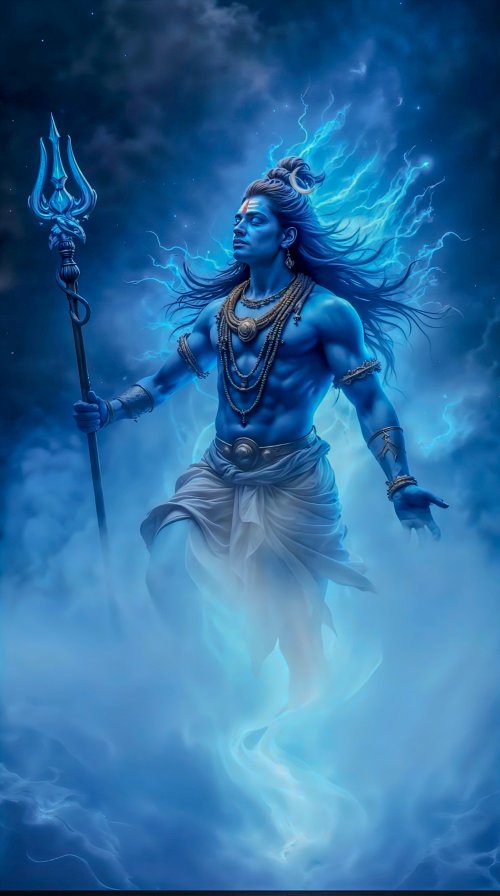 Lord Shiva's Divine Aura - Related Dark Wallpapers wallpaper