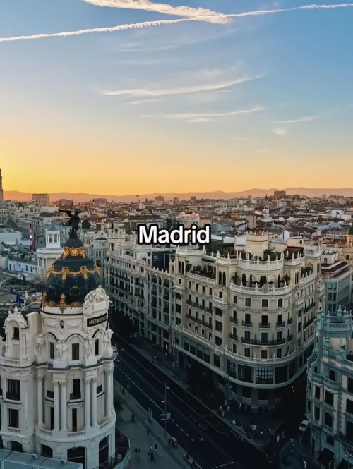 Madrid Cityscape at Sunset - Related Dope Wallpapers wallpaper