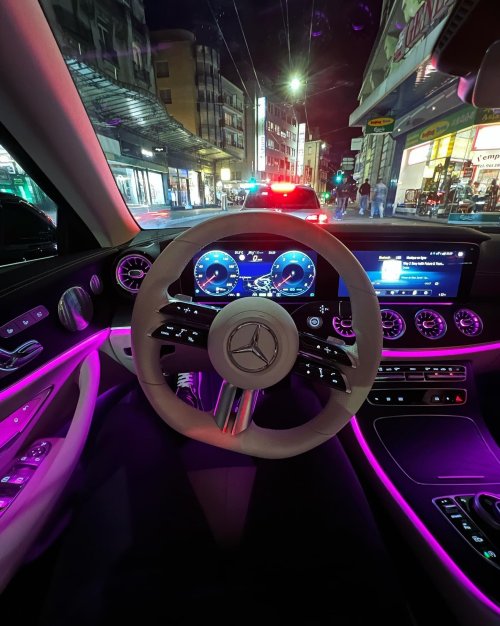 Mercedes Interior Night Drive - Related  wallpaper