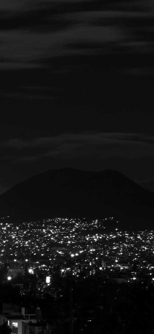 Monochrome City Nightscape - Related Ghetto Wallpapers wallpaper
