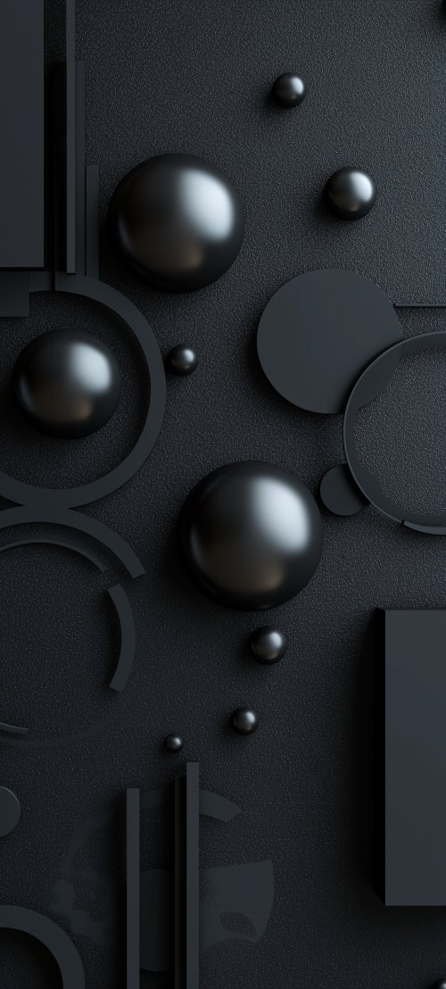 Monochrome Geometric Abstraction