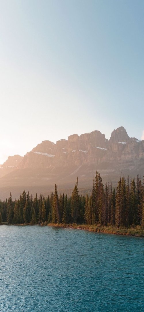 Mountain Lake Serenity Wallpaper