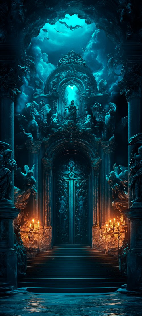 Mystic Temple Entrance - Related 4K Wallpapers wallpaper