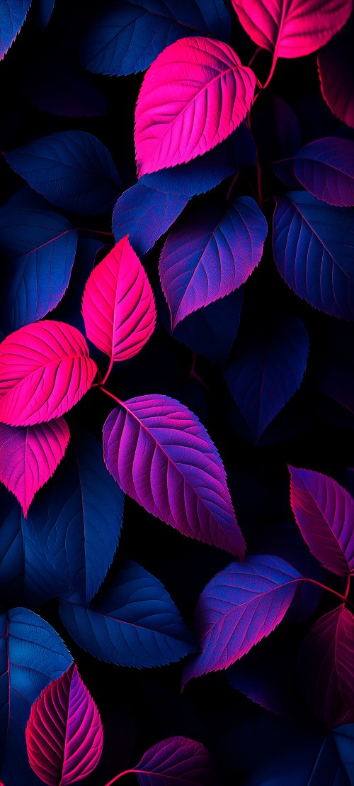 Neon Leaves Abstract - Related Dope Wallpapers wallpaper