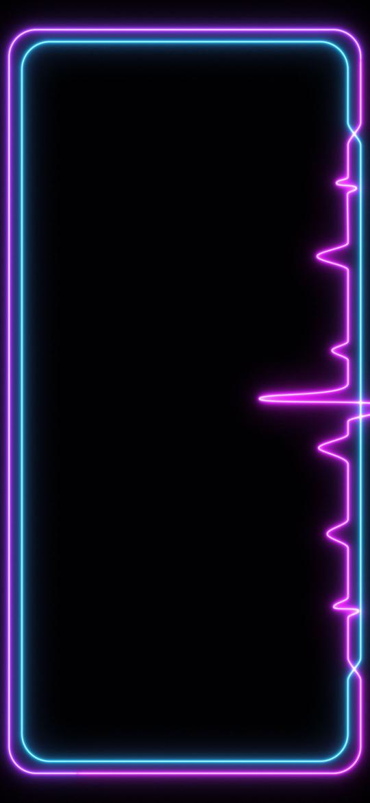Neon Pulse Border