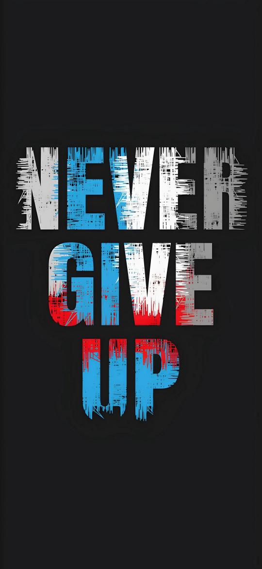 Never Give Up Graphic