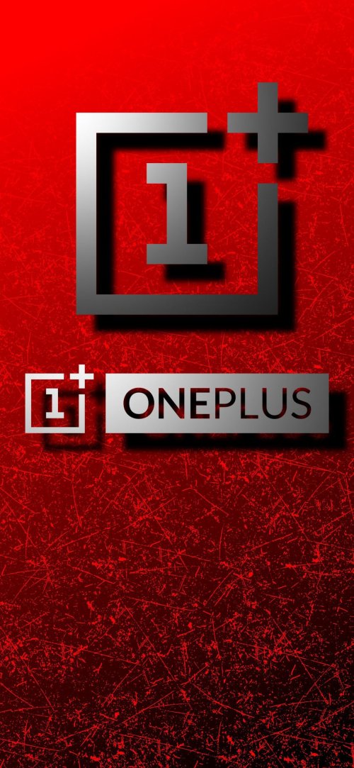 OnePlus Red Grunge