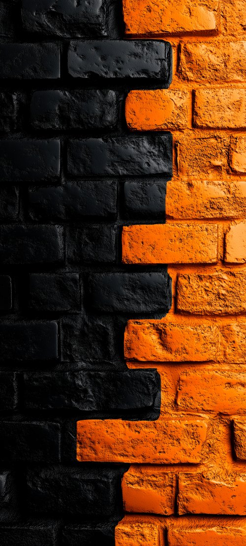 Orange and Black Bricks - Related 4K Wallpapers wallpaper