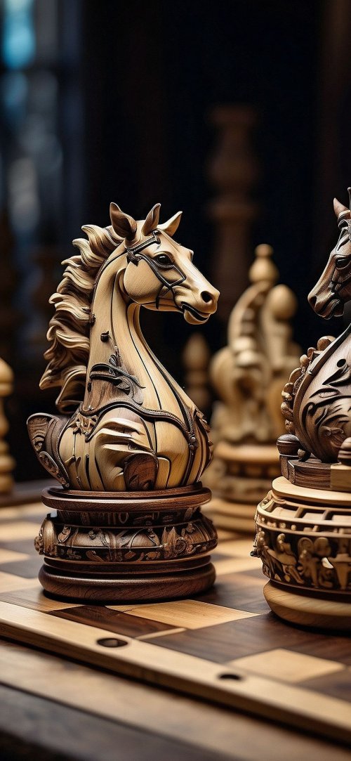 Ornate_Chess_Knights_Close_Up