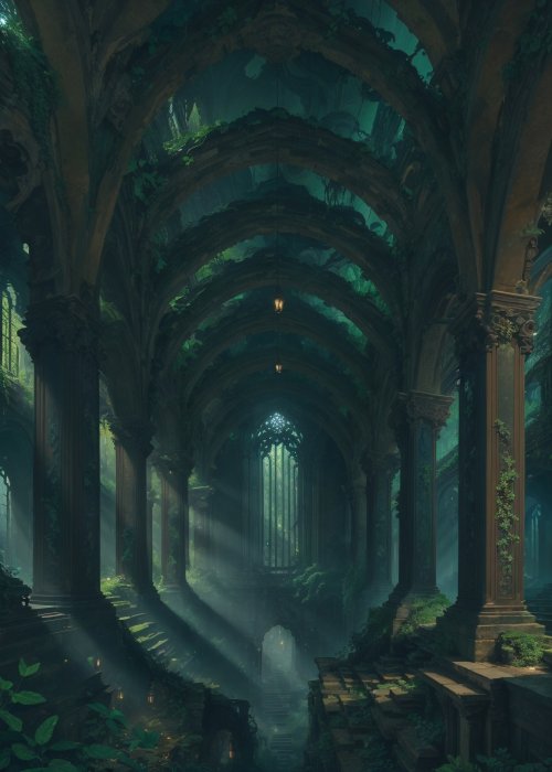 Overgrown Temple Ruins - Related 4K Wallpapers wallpaper