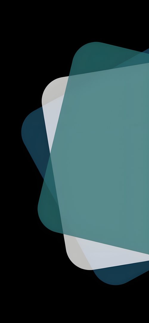 Overlapping Teal Shapes - Related 4K Wallpapers wallpaper