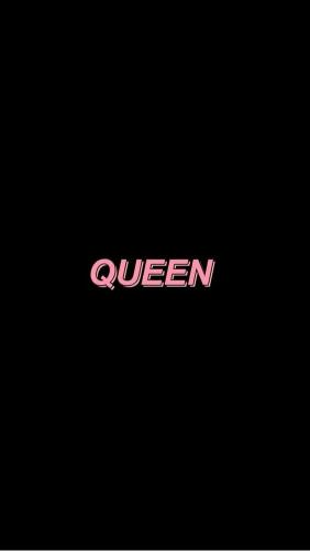 Pink Queen Typography - Related Dark Wallpapers wallpaper