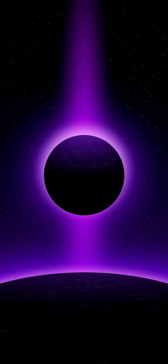 Purple Cosmic Eclipse - Related Dope Wallpapers wallpaper