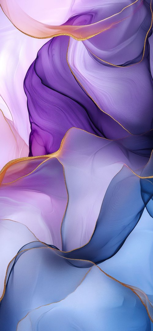 Purple Gold Abstract Flow - Related 4K Wallpapers wallpaper