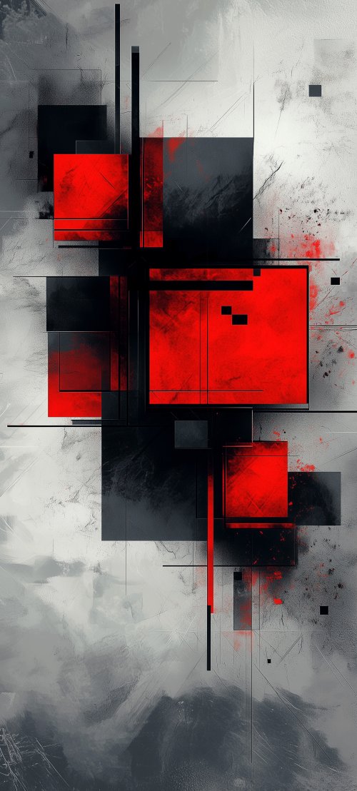 Red and Black Geometry - Related Dope Wallpapers wallpaper