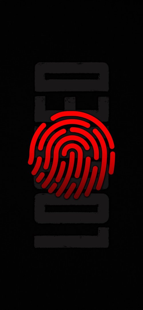 Red Fingerprint Identity - Related 4K Wallpapers wallpaper