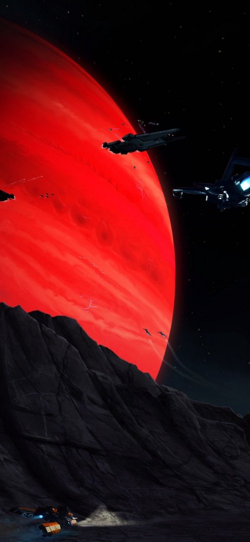 Red Planet Space Battle - Related Dope Wallpapers wallpaper