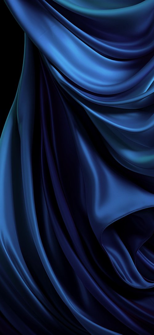 Sapphire Silk Waves