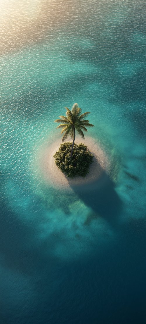 Secluded Island Paradise - 4K Wallpapers Wallpaper
