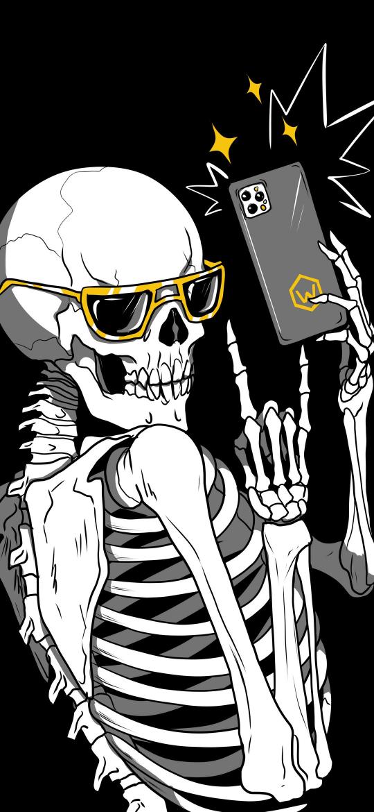 Skeleton Selfie Time