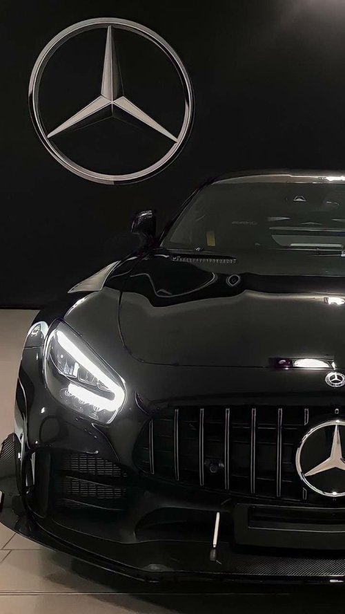 Sleek Black Mercedes AMG - mercedes-benz Wallpaper