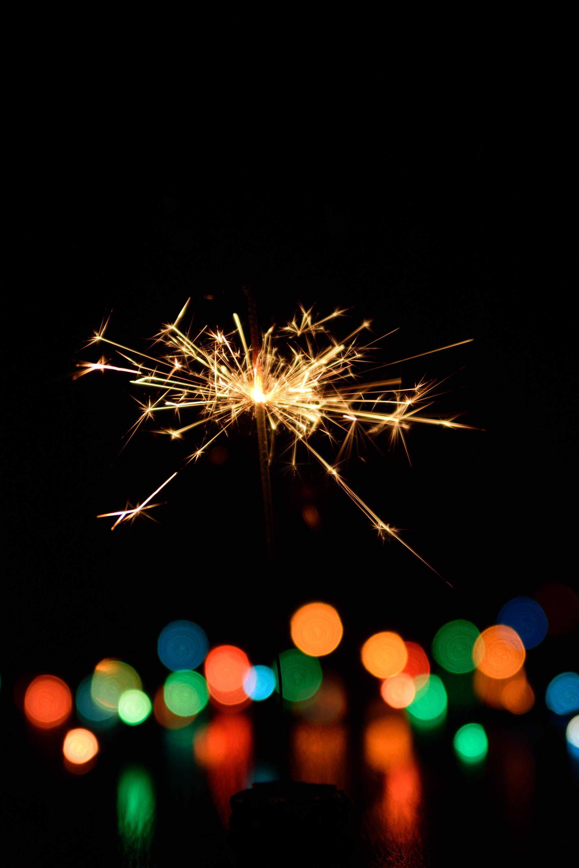 Sparkler Celebration Night - Related 4K Wallpapers wallpaper