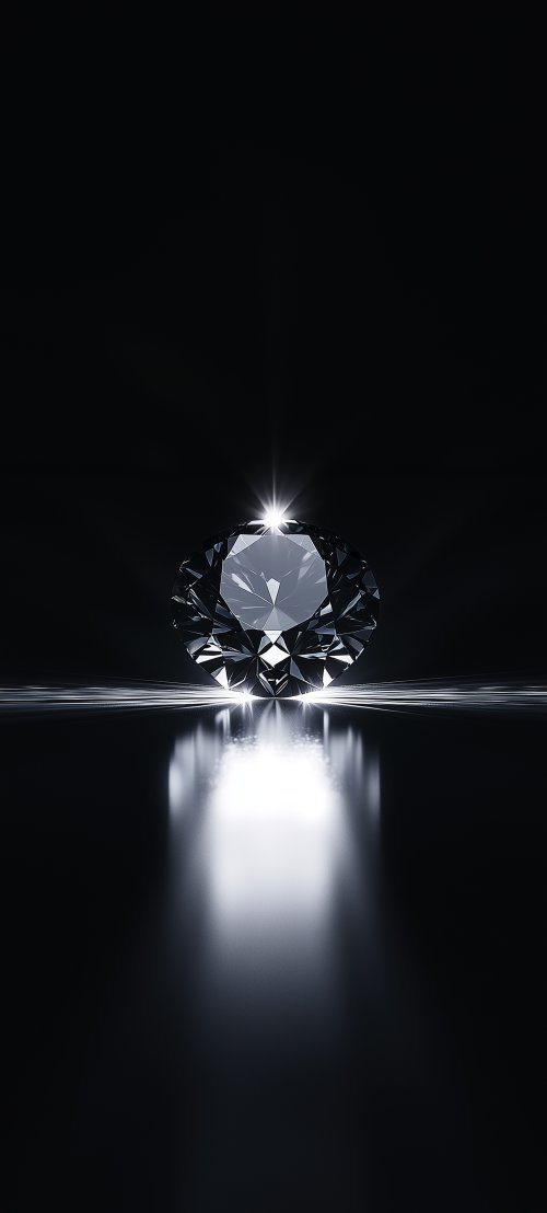 Sparkling Diamond Reflection