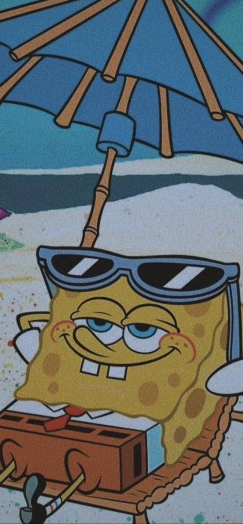 Spongebob Beach Relaxation - beach Wallpaper