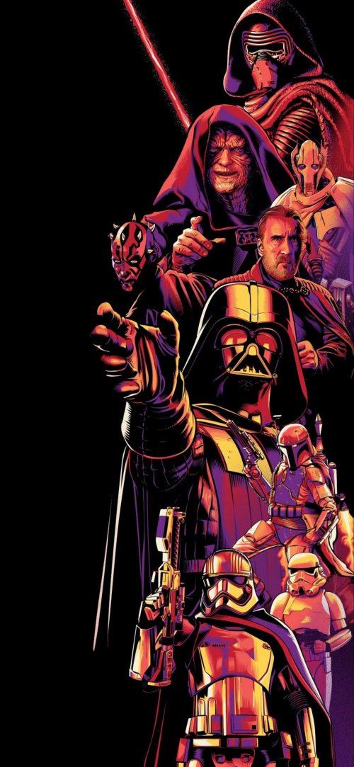 Star Wars Villains Collage - Related Dope Wallpapers wallpaper