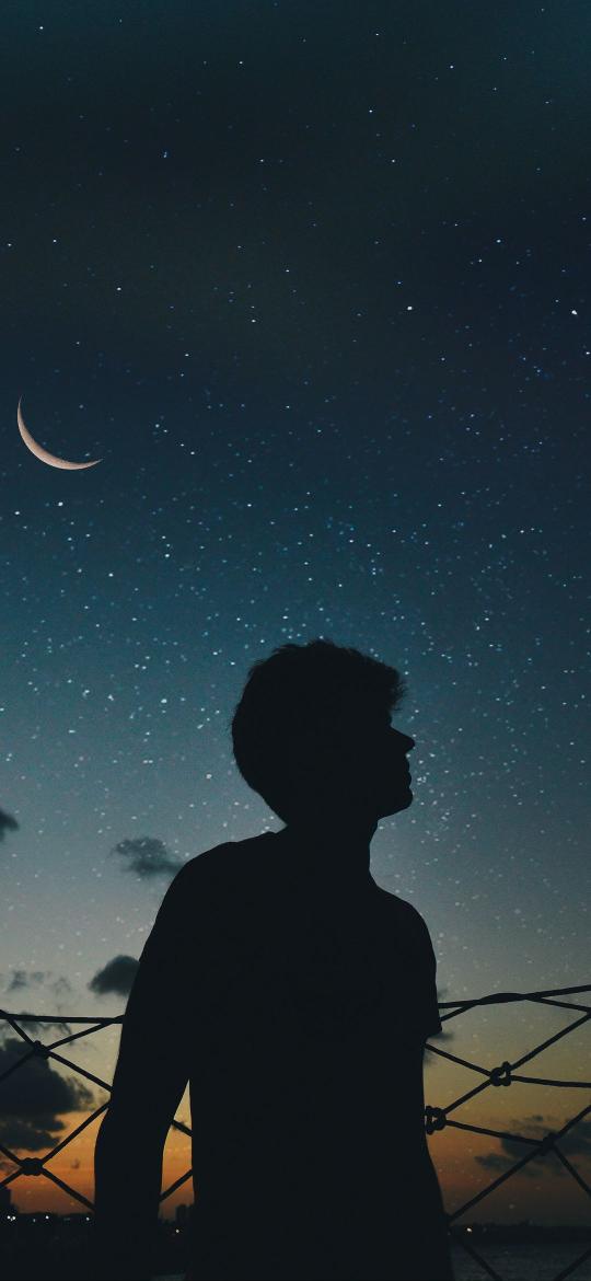 Starry Night Silhouette - Related Ghetto Wallpapers wallpaper