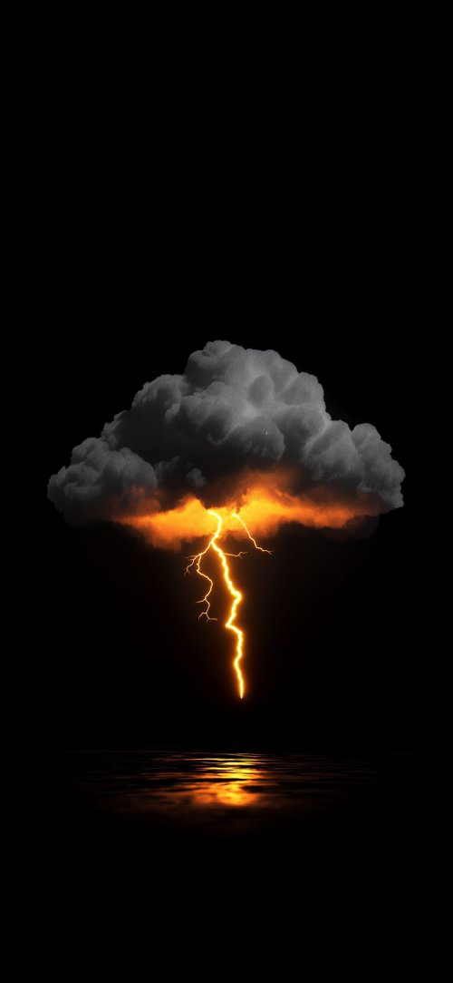 Stormy Lightning Reflection - Related Dope Wallpapers wallpaper
