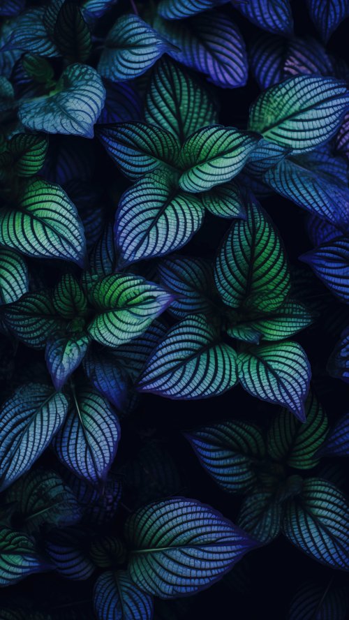 Striking Striped Leaf Pattern - Related 4K Wallpapers wallpaper